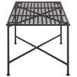 Safavieh Caledonia Iron Coffee Table in Black