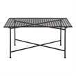 Safavieh Caledonia Iron Coffee Table in Black