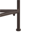 Safavieh Caledonia Iron Chaise Lounge in Brown