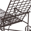 Safavieh Caledonia Iron Chaise Lounge in Brown