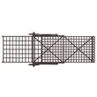Safavieh Caledonia Iron Chaise Lounge in Brown