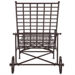 Safavieh Caledonia Iron Chaise Lounge in Brown