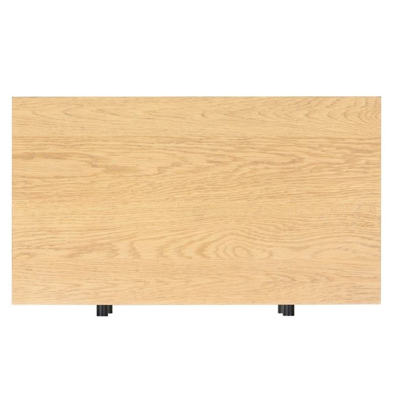 Safavieh Frederick 2 Drawer Wood Nightstand in Oak