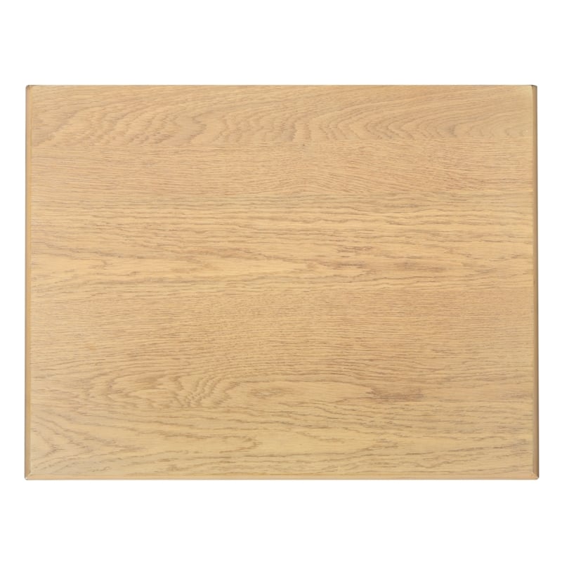Safavieh Trevor 3 Drawer Wood Nightstand in Oak