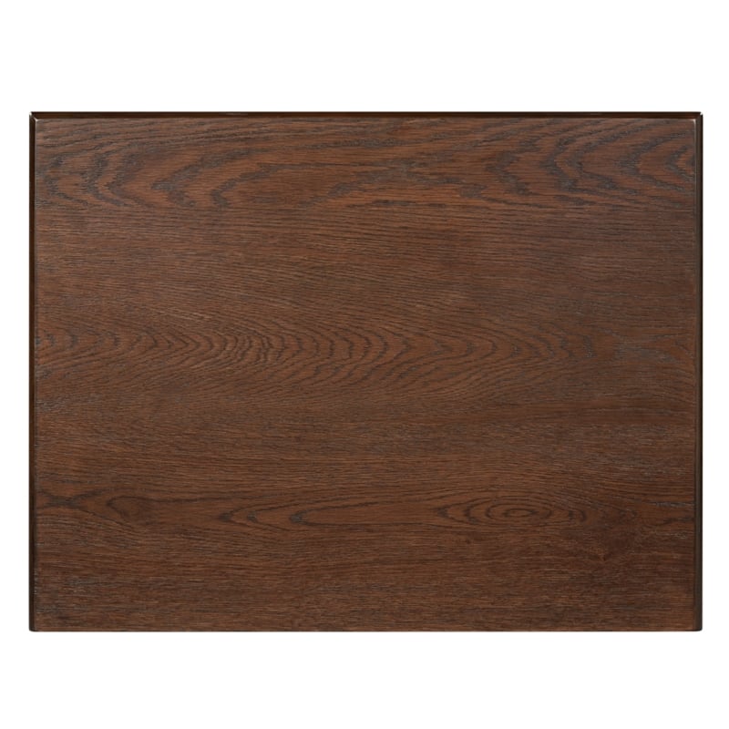 Safavieh Trevor 3 Drawer Wood Nightstand in Dark Walnut