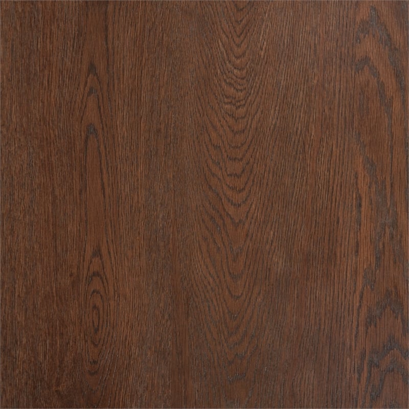 Safavieh Trevor 3 Drawer Wood Nightstand in Dark Walnut