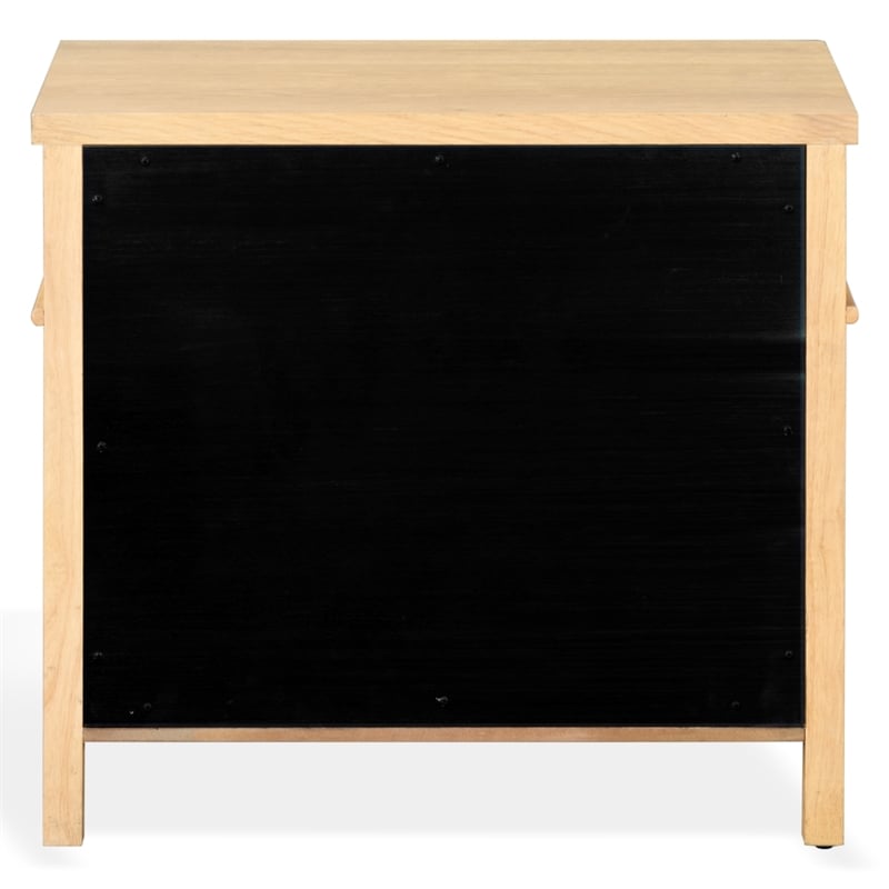 Safavieh Haylie 1 Drawer Wood Nightstand in Oak