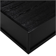 Safavieh Zeus Rectangle Wood Coffee Table in Black