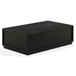 Safavieh Zeus Rectangle Wood Coffee Table in Black