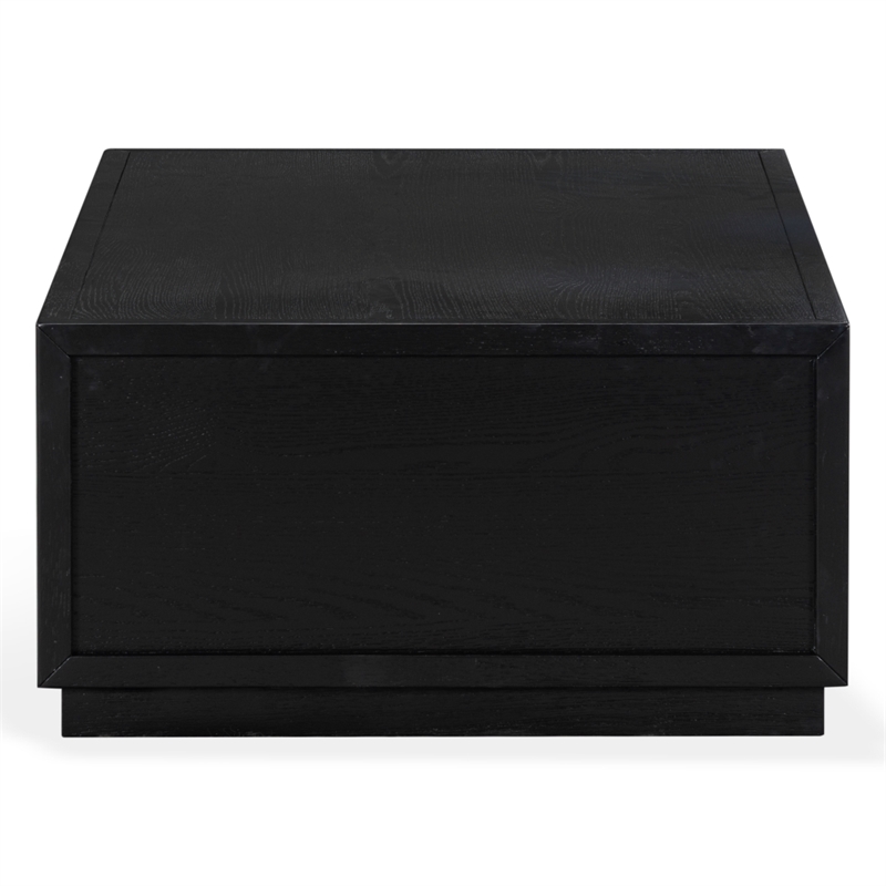 Safavieh Zeus Rectangle Wood Coffee Table in Black