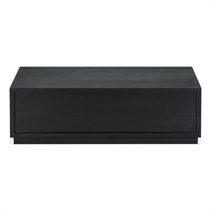 Safavieh Zeus Rectangle Wood Coffee Table in Black