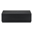 Safavieh Zeus Rectangle Wood Coffee Table in Black