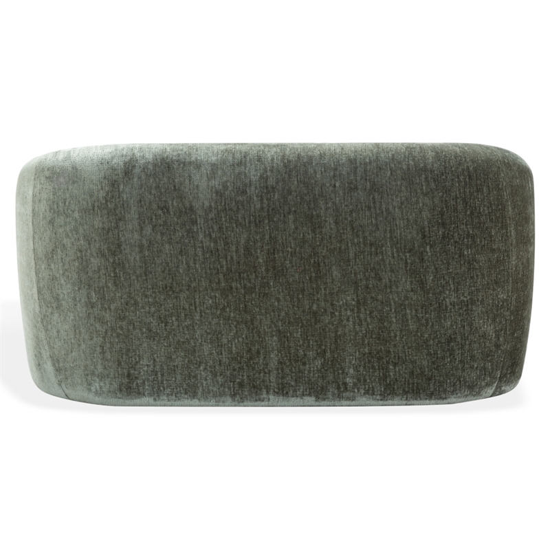 Safavieh Zhao Wood Curved Loveseat in Green