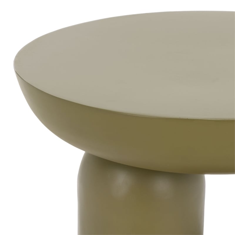 Safavieh Donnastella Metal Accent Table in Olive