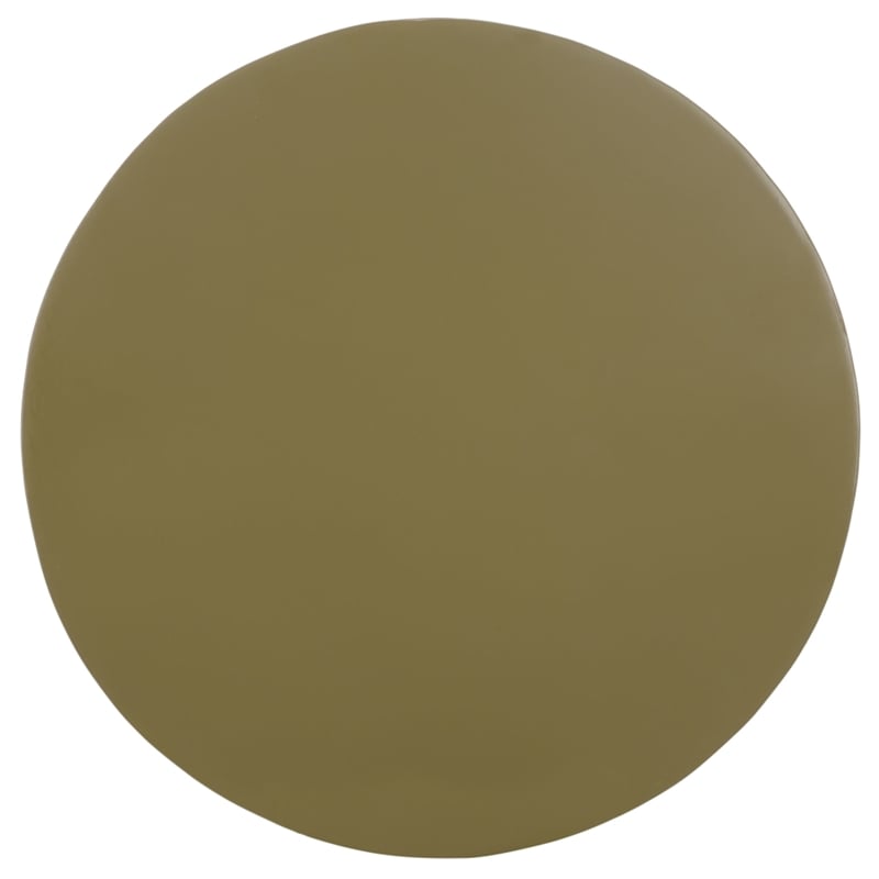 Safavieh Donnastella Metal Accent Table in Olive