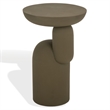 Safavieh Donnastella Metal Accent Table in Tan