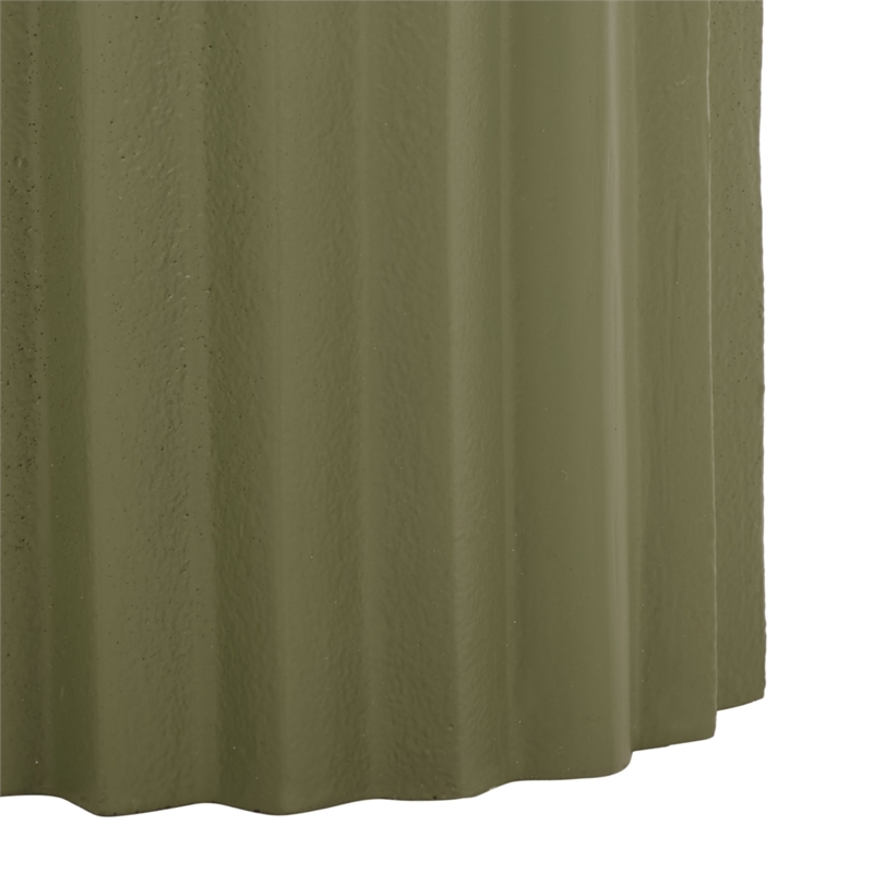 Safavieh Cindylyn Concrete Top Accent Table in Olive  / White