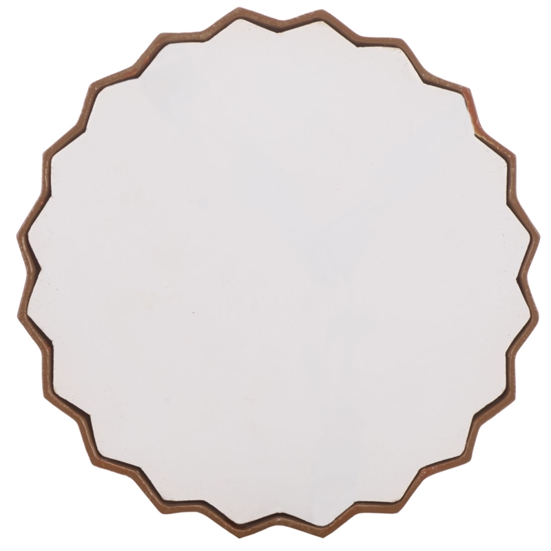 Safavieh Cindylyn Concrete Top Accent Table in Brown / White