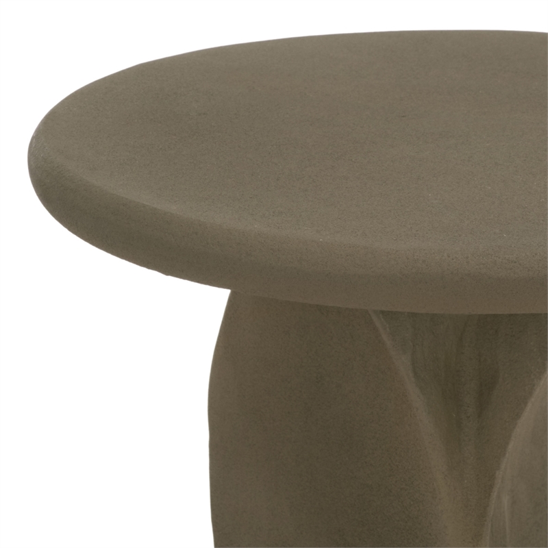 Safavieh Zaylyn Metal Accent Table in Tan