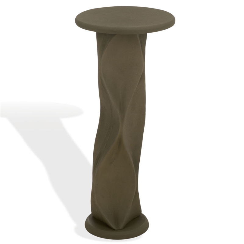 Safavieh Zaylyn Metal Accent Table in Tan