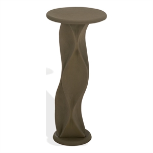 Safavieh Zaylyn Metal Accent Table in Tan
