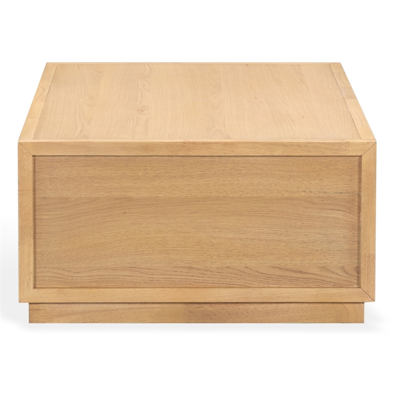 Safavieh Zeus Rectangle Wood Coffee Table in Natural