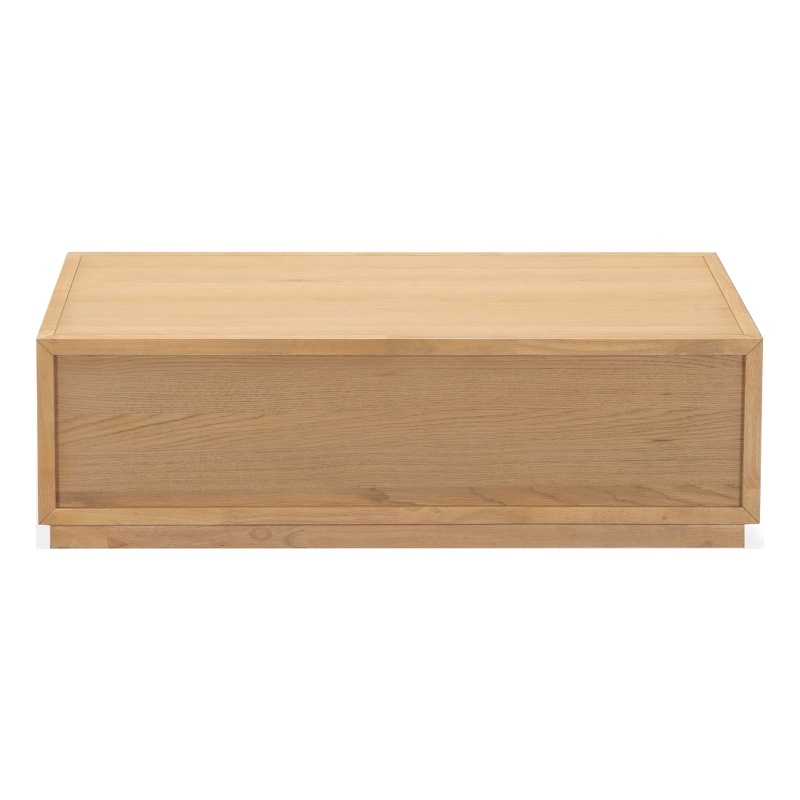 Safavieh Zeus Rectangle Wood Coffee Table in Natural