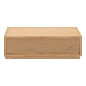 Safavieh Zeus Rectangle Wood Coffee Table in Natural
