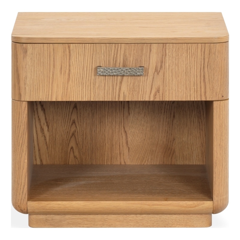 Safavieh Carmilla 1 Drawer Wood Nightstand in Brown / Oak