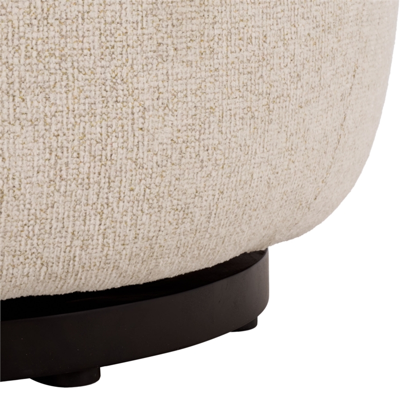 Safavieh Hannalisa Wood Swivel Chair in Taupe