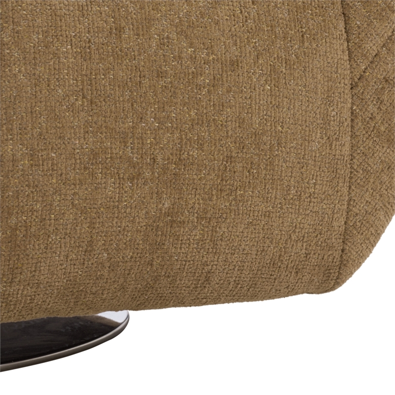 Safavieh Layletta Wood Swivel Chair in Light Brown