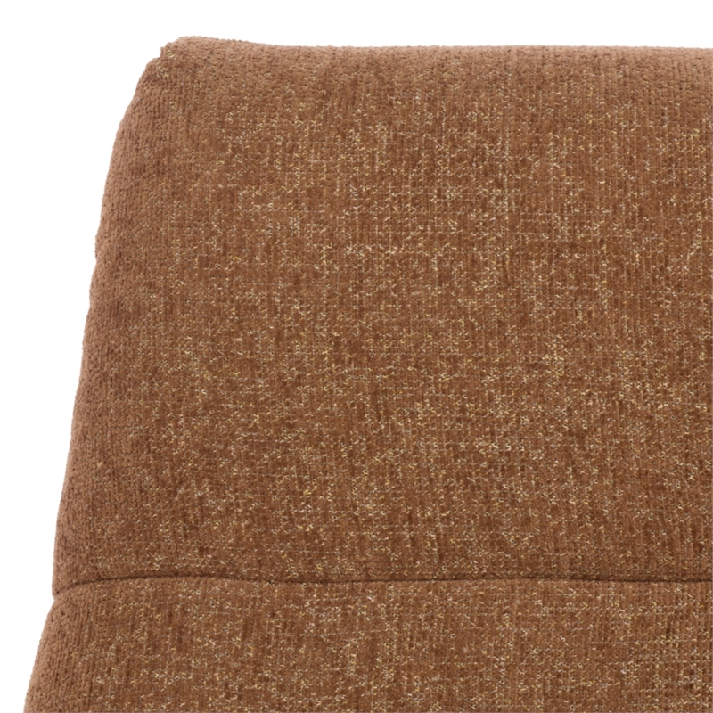 Safavieh Layletta Wood Swivel Chair in Brown