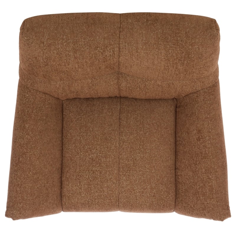 Safavieh Layletta Wood Swivel Chair in Brown