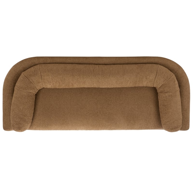 Safavieh Beccaletta Wood Sofa in Light Brown