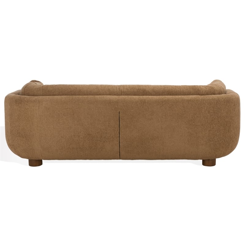 Safavieh Beccaletta Wood Sofa in Light Brown
