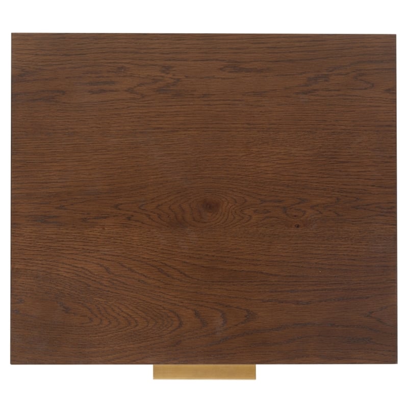Safavieh Gabribecca 1 Drawer Wood Nightstand in Walnut