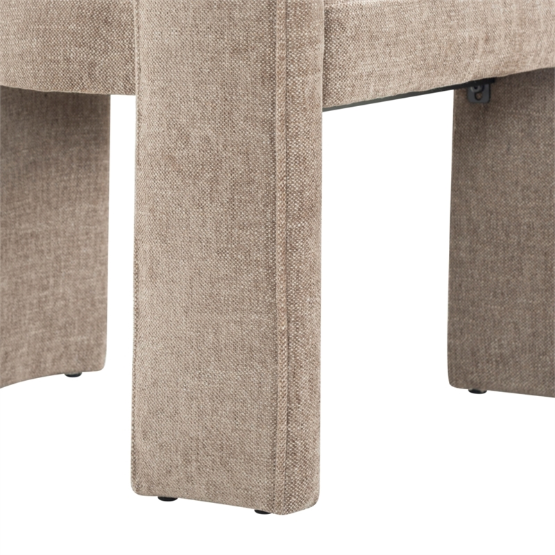 Safavieh Catharia 3 Leg Wood Dining Chair in Brown
