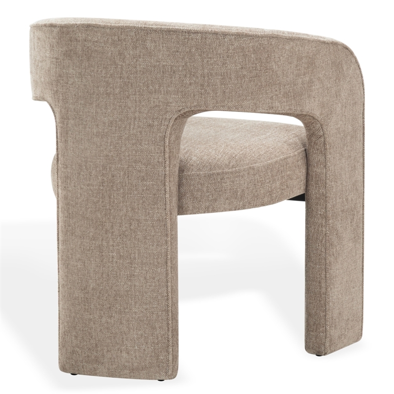 Safavieh Catharia 3 Leg Wood Dining Chair in Brown