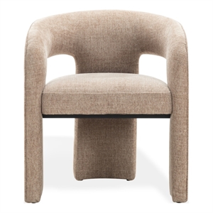 Safavieh Catharia 3 Leg Wood Dining Chair in Brown
