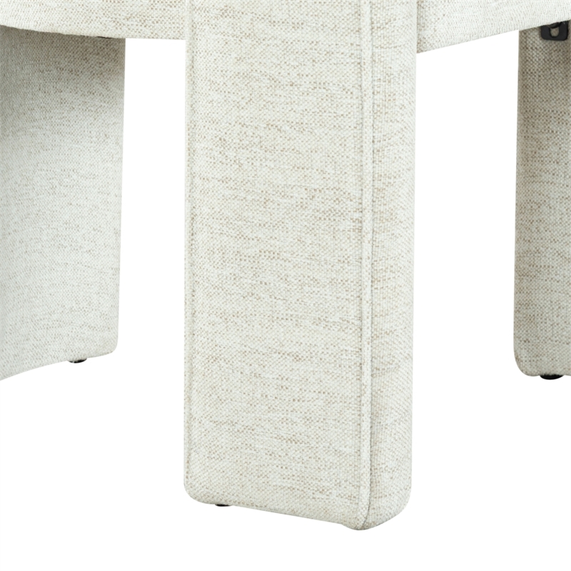 Safavieh Catharia 3 Leg Wood Dining Chair in Taupe
