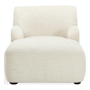 Safavieh Frederici Wood Chaise Lounge in Taupe