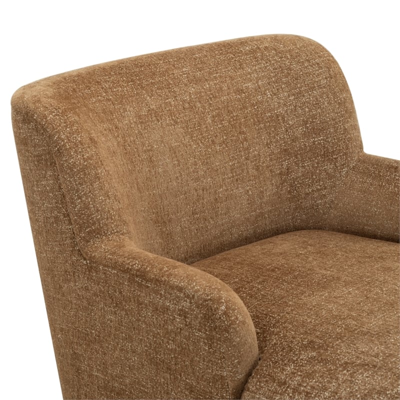 Safavieh Frederici Wood Chaise Lounge in Brown