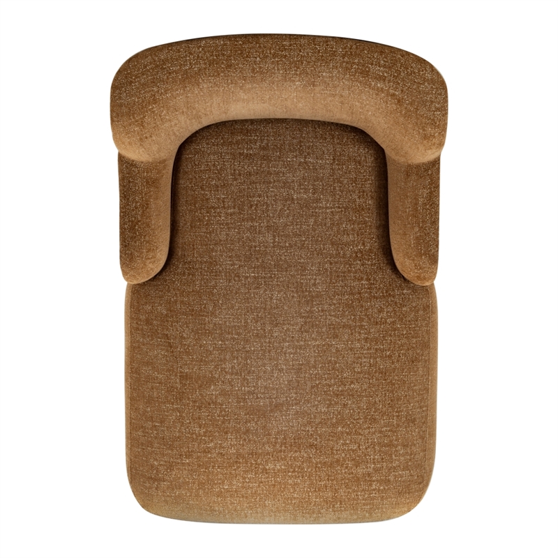 Safavieh Frederici Wood Chaise Lounge in Brown