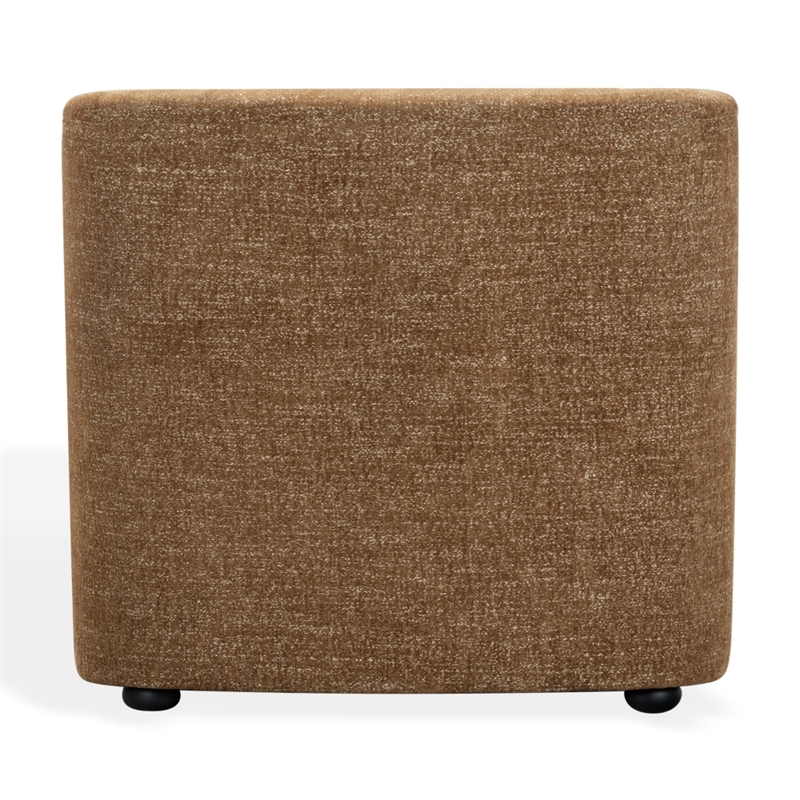 Safavieh Frederici Wood Chaise Lounge in Brown