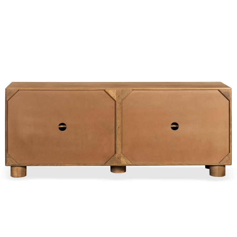 Safavieh Bellasasha Wood Sideboard in Walnut