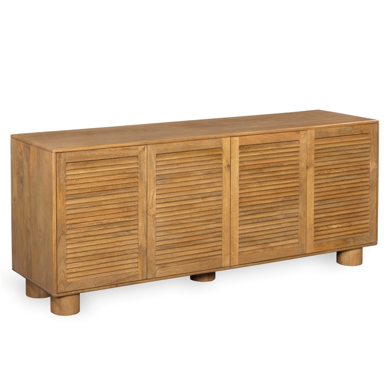 Safavieh Bellasasha Wood Sideboard in Walnut