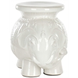 Safavieh Ceramic Elephant Stool in Navy