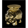 Safavieh Ceramic Elephant Stool in Navy