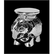 Safavieh Ceramic Elephant Stool in Navy