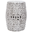 Safavieh Ceramic Garden Stool with Flower and Vine Design
